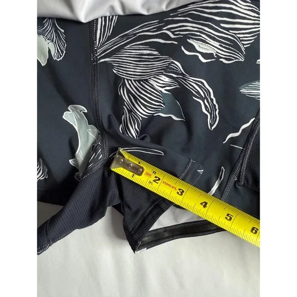 Athleta Skort Women Medium Blue Floral‎ Pockets Activewear Tennis Golf Stretch - Picture 10 of 16